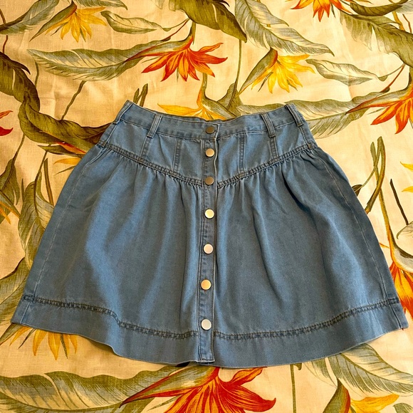 SHEIN Dresses & Skirts - SHEIN Jean Skirt Size Medium